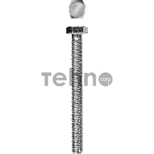 Болт ГОСТ 7798-70, M12 x 120 мм, 5 кг, кл. пр. 5.8, оцинкованный, ЗУБР