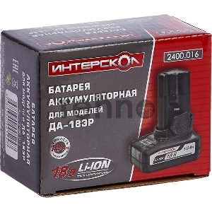 Батарея аккумуляторная ИНТЕРСКОЛ ДА-18ЭР 1,5А/ч, 18В, Li-ion [2400.016]