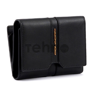 Кошелек женский Piquadro Ray PD5216S126R/N черный натур.кожа Кошелек женский Piquadro Ray PD5216S126R/N черный натур.кожа