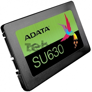 Твердотельный накопитель SSD ADATA SU630SS Client SSD 960GB  ASU630SS-960GQ-R SATA 6Gb/s, 520/450, IOPS 40/65K, MTBF 1.5M, 3D QLC, 200TBW, RTL