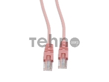 Патч-корд UTP Cablexpert кат.5e, 5м, литой, многожильный (розовый)