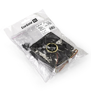 Вентилятор ExeGate EX08025HM, 80x80x25 мм, гидродинамический, Molex, 1800RPM, 21dBA