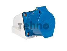 Розетка наруж. уст. 32А 220В 2P+РЕ IP44 (123) EKF ps-123-32-220