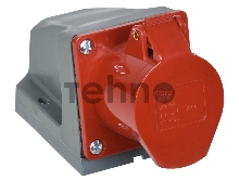 Розетка Iek PSR12-016-4 114 стационарная 3Р+РЕ 16А 380В IP44 ИЭК
