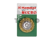 Кордщетка Hammer Flex 207-207 75мм d6  радиальная гофрированная, с хвостовиком