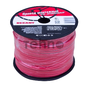 Провод ПГВА REXANT 1х1.50 мм², красный, бухта 100 м