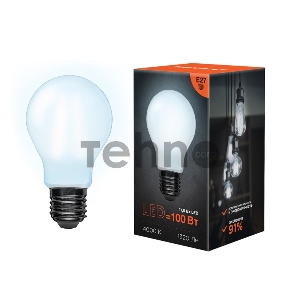 Лампа филаментная REXANT Груша A60 11.5 Вт 1320 Лм 4000K E27 матовая колба