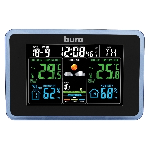 Погодная станция Buro BU-WSH168-COLOR черный