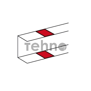 Накладка на стык профиля на защелках LEGRAND 010691