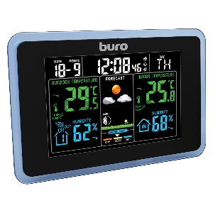 Погодная станция Buro BU-WSH168-COLOR черный Погодная станция Buro BU-WSH168-COLOR черный