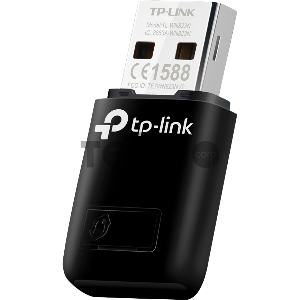 Сетевой адаптер TP-Link SOHO TL-WN823N Беспроводной USB мини адаптер 300Мбит/с стандарта N c кнопкой QSS(Realtec)