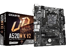 Материнская плата Gigabyte A520M K V2 Soc-AM4 AMD A520 2xDDR4 mATX AC`97 8ch(7.1) GbLAN RAID+VGA+HDMI