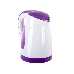 Чайник электрический BBK EK1700P 2200Вт, 1,7литра, пластик, дисковый нагр. элемент, LED подсветка, белый/фиолетовый, фото 1
