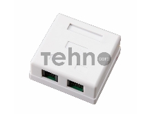 Рoзетка комбинированная внешняя Rexant, RJ-45(8P-8C) + RJ-11(6P-4C), UTP неэкранированная