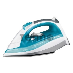 Утюг VITEK VT-1264 W Мощность 2400Вт. Материал подошвы керамика. Паровой удар 135 г/мин. Регулировка подачи пара. Постоянная подача пара. Функция разбрызгивания. Вертикальное отпаривание. Защита от накипи. Противокапельная система. Система самоочистки. Ме