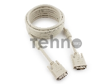 Кабель Кабель DVI-D dual link Gembird, 4.5м, 25M/25M, экран, феррит.кольца, пакет CC-DVI2-15