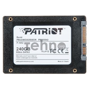 SSD накопитель 2.5 240GB Patriot BURST SATA3 PBU240GS25SSDR