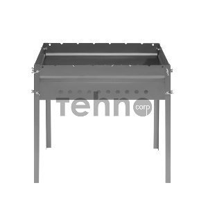 Мангал разборный СОКОЛ 34 с ребрами жесткости на барашках