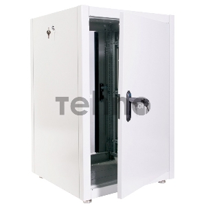 Шкаф телекоммуникационный напольный ЭКОНОМ 18U (600 × 800) дверь стекло, дверь металл