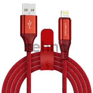 Кабель Crown USB - Lightning CMCU-3103L red Кабель Crown USB - Lightning CMCU-3103L red