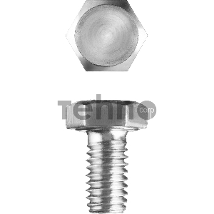 Болт ГОСТ 7798-70, M20 x 50 мм, 5 кг, кл. пр. 5.8, оцинкованный, ЗУБР
