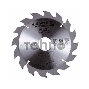 Круг пильный твердосплавный STAYER FAST CUT 3680-156-16 по дереву 156.5мм х 12.7мм х 16T Круг пильный твердосплавный STAYER FAST CUT 3680-156-16 по дереву 156.5мм х 12.7мм х 16T