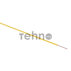Провод ПГВА REXANT 1х1.00 мм², желтый, бухта 100 м