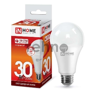 Лампа светодиодная LED-A70-VC 30Вт 230В E27 6500К 2700лм IN HOME 4690612024165