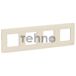 Рамка 4-м UNICA STUDIO беж. SchE NU200844 Рамка 4-м UNICA STUDIO беж. SchE NU200844