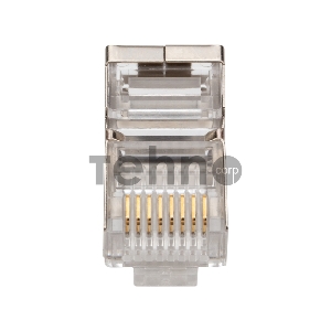 Rexant Разъем сетевой LAN на кабель, штекер 8Р8С (Rj-45), под обжим, в экране, (10шт.)