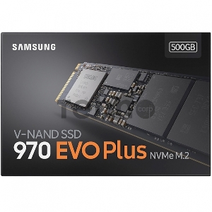 Накопитель SSD Samsung 500Gb M.2 PCI-E x4 MZ-V7S500BW 970 EVO Plus 2280 R3500/W3200MB/s