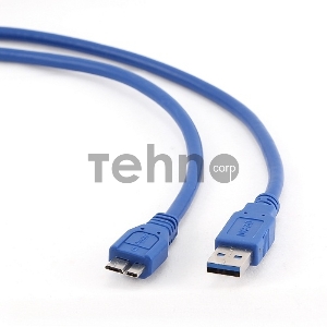 Кабель Gembird/Cablexpert CCP-mUSB3-AMBM-0.5M Кабель USB 3.0 Pro , AM/microBM 9P, 0.5м, экран, синий