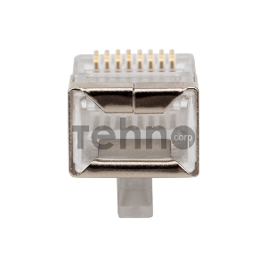 Rexant Разъем сетевой LAN на кабель, штекер 8Р8С (Rj-45), под обжим, в экране, (10шт.)