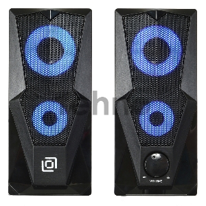 Колонки Oklick OK-127 2.0 черный 6Вт Колонки Oklick OK-127 2.0 черный 6Вт