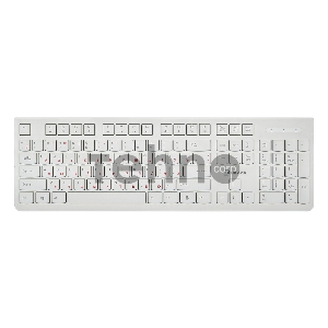 Клавиатура Oklick 505M белый USB slim