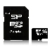Флеш карта microSDHC 16Gb Class10 Silicon Power SP016GBSTH010V10-SP + adapter, фото 4