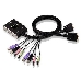 Переключатель KVM ATEN (CS682-AT) KVM+Audio, 1 user USB+DVI-D => 2 cpu USB+DVI-D, со встр.шнурами USB+Audio 2x1.2м., 1920x1200, настол., исп.стандарт., фото 2