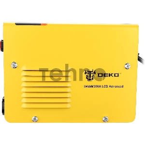 Сварочный аппарат Deko DKWM200A LCD Advanced, DKM BLACK, DKMC1, набор электродов инвертор ММА 7.8кВт