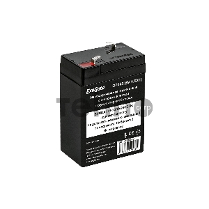 Батарея ExeGate GP645 (6V 4.5Ah), клеммы F1 Батарея ExeGate GP645 (6V 4.5Ah), клеммы F1