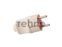 Вилка электрич. с заземл. UPS бел. Lezard 715-0501-605