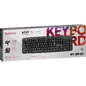 Клавиатура USB NEXT HB-440 RU BLACK 45440 DEFENDER