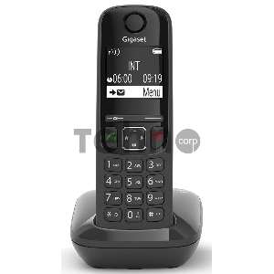 Р/Телефон Dect Gigaset AS690 RUS SYS черный АОН