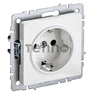 Роз. с з/к без з/ш IEK BRITE 16А РС11-1-0-БрБ бел.