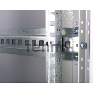 Шкаф телекоммуникационный напольный ЭКОНОМ 18U (600 × 800) дверь стекло, дверь металл