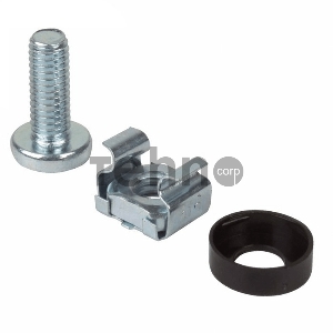 Монтажное оборудование Hyperline CNS-M6-16 Комплект винт M6, квадратная гайка, шайба (16 мм)