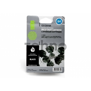 Картридж струйный Cactus CS-C5016A черный для №84 HP DesignJet 10PS/20PS/30GP (72ml)
