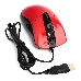 Мышь Gembird MOP-415-R, USB, красный, 3кн.+колесо-кнопка, 2400DPI кабель 1.4м, фото 2