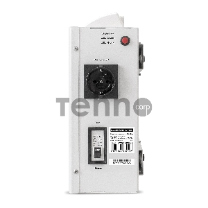 Стабилизатор напряжения ExeGate Master AV-10000 (10000ВА, 140-260В, цветной дисплей, 220В±8%, КПД 98%, 5 уровней защиты, задержка, усиленный метал.корпус, клем.колодка+евророзетка, RTL)