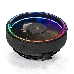 Кулер ExeGate EX286155RUS Dark Magic EE126A-RGB (Al black coating, LGA775/1150/1151/1155/1156/1200/AM2/AM2+/AM3/AM3+/AM4/FM1/FM2/754/939/940, TDP 100W, Fan 120mm, 1800RPM, Hydro bearing, 4pin, 18db, 410г, черный, RGB, с термопастой, на защелках, Retail color box), фото 1