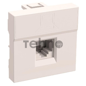 Розетка информационная РКИ-20-00-П RJ-45 UTP кат.5e (на 2 модуля) ПРАЙМЕР белая IEK